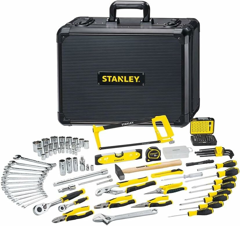 Stanley Zestaw narzedzi mechanicznych 142 elementy w walizce aluminiowej