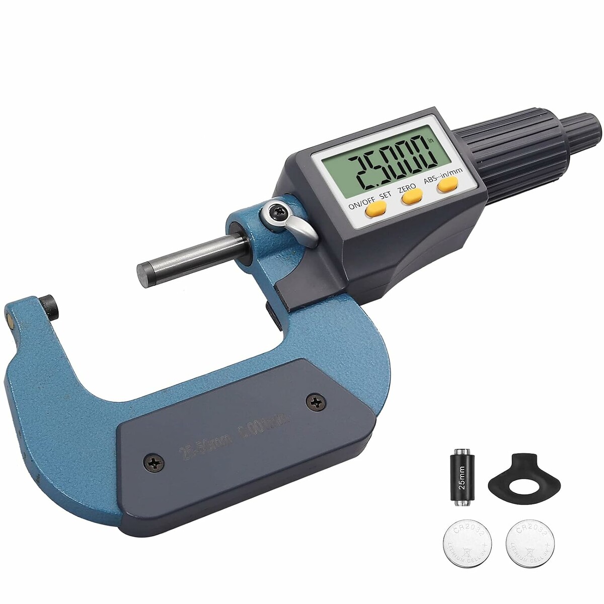 AUTOUTLET Mikrometr cyfrowy zewnetrzny 25-50 mm, wyswietlacz LCD