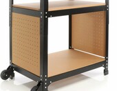 XPOtool Stol warsztatowy ruchomy, regulowana wysokosc 66-82 cm, na kolkach – zdjęcie 1