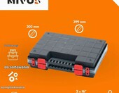 MIVOS Pojemnik warsztatowy dwustronny z 64 przegrodkami do drobnych czesci – zdjęcie 3