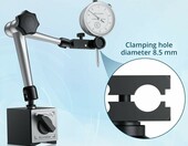 ALLmeter Czujnik zegarowy 0-20 mm ze statywem magnetycznym 80 kg – zdjęcie 5