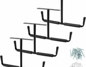 QWORK Zestaw 4 hakow warsztatowych 42,5 cm, do garazu i warsztatu – zdjęcie 1