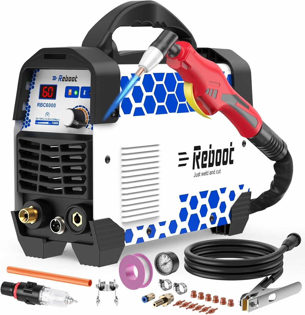 Reboot CUT60 Przecinarka plazmowa cyfrowa IGBT 60A, RBC6000