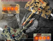 Supdex Czolg RC Leopard II 1/24 - model pojazdu militarnego na pilota, 2,4G – zdjęcie 2