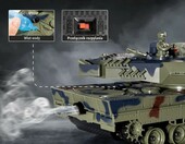 Supdex Czolg RC Leopard II 1/24 - model pojazdu militarnego na pilota, 2,4G – zdjęcie 5