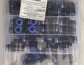 JYCONNECTS Zestaw 46 szybkozlaczek pneumatycznych 10 mm – zdjęcie 2