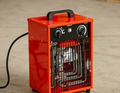 DEDRA Nagrzewnica elektryczna warsztatowa 3,3 kW, termostat, do 35 m2 – zdjęcie 3