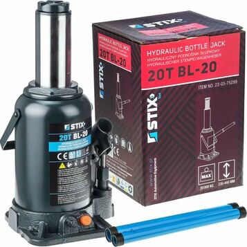 Podnosnik slupkowy butelkowy 20T Stix (stan nowy)