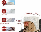 HASKYY Pokrowiec ochronny warsztatowy z folii PE, zestaw 10 szt. – zdjęcie 2