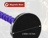 Venussar Lusterko inspekcyjne warsztatowe z magnetyczna podstawa, regulowane – zdjęcie 2