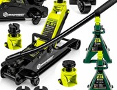 MAPOWER Podnosnik hydrauliczny zaba 2,5 t, niskoprofilowy, 85-410 mm – zdjęcie 1