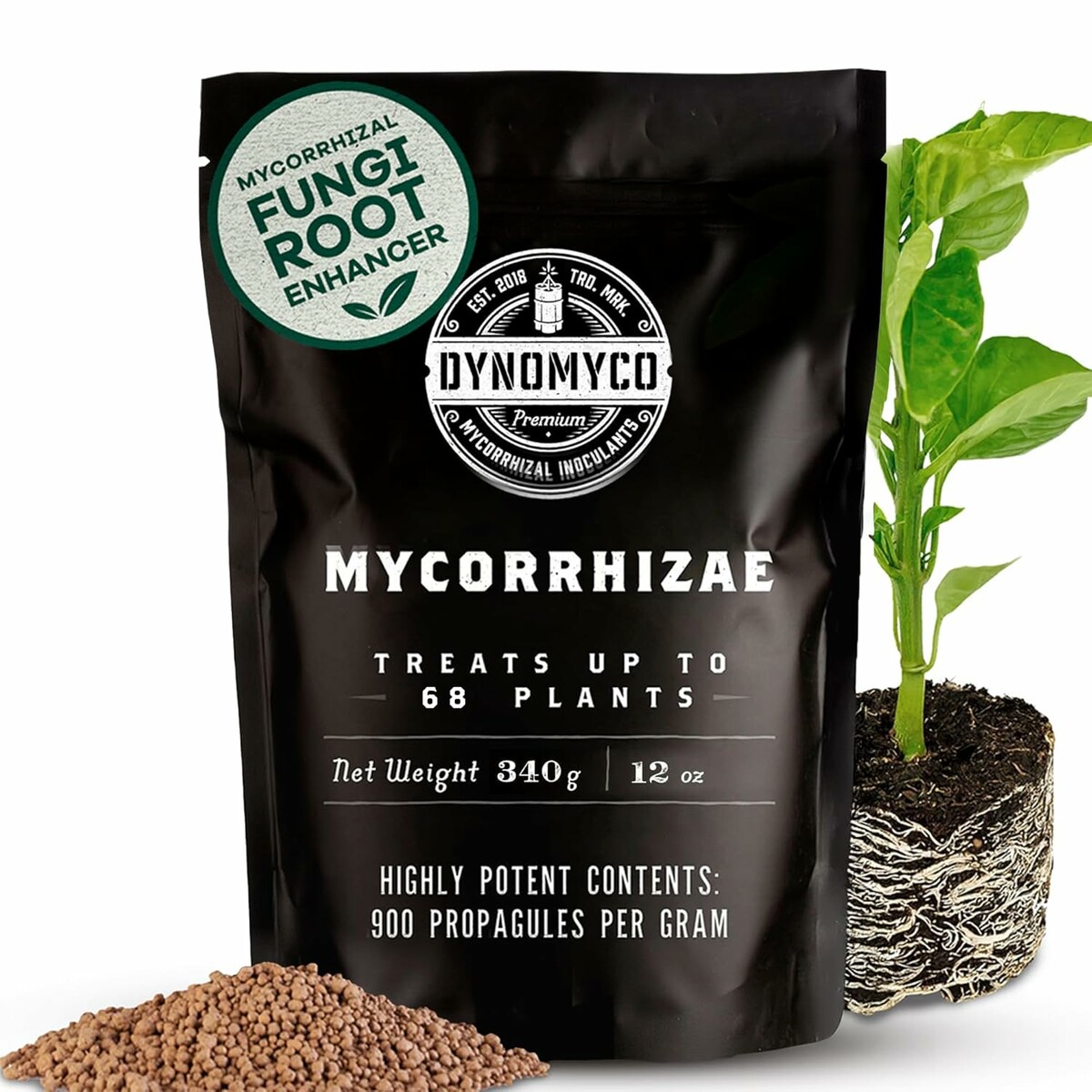 Mikoryza DYNOMYCO - inokulant mikoryzowy 340 g, do 68 roslin