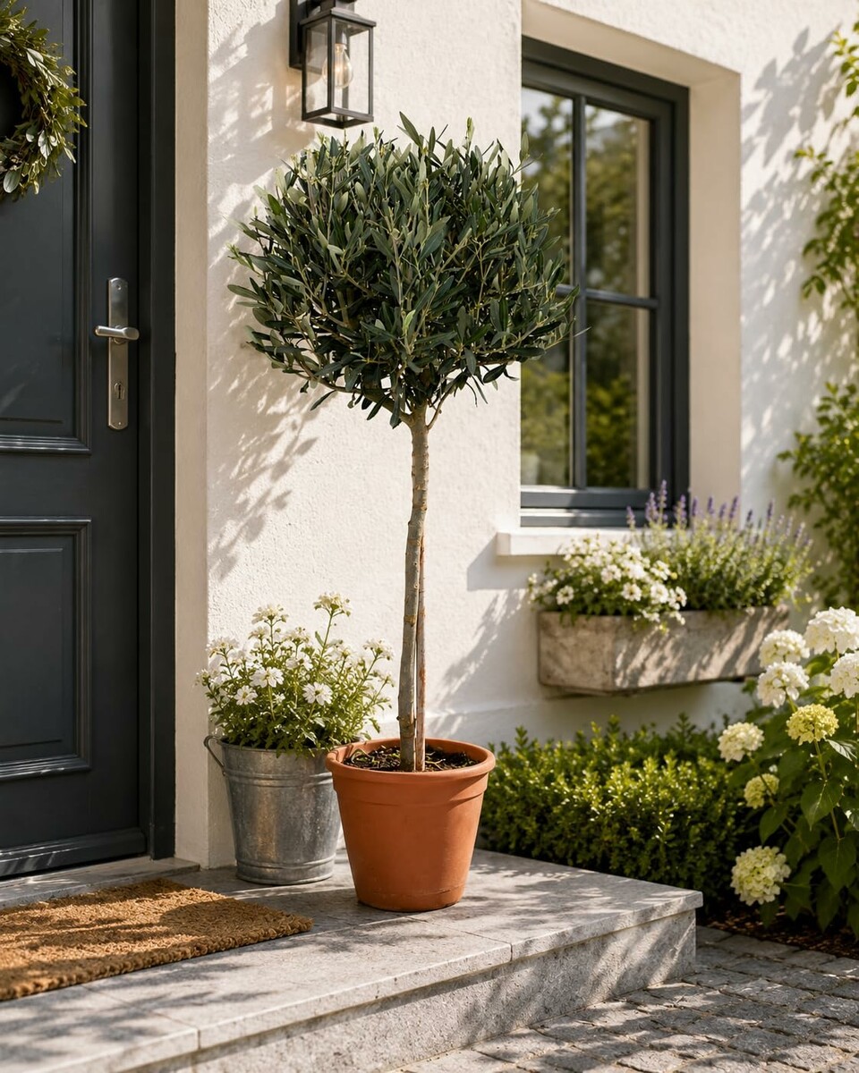 Drzewo oliwne (Olea europaea) 100-120 cm, sadzonka liściasta do ogrodu, na taras i balkon