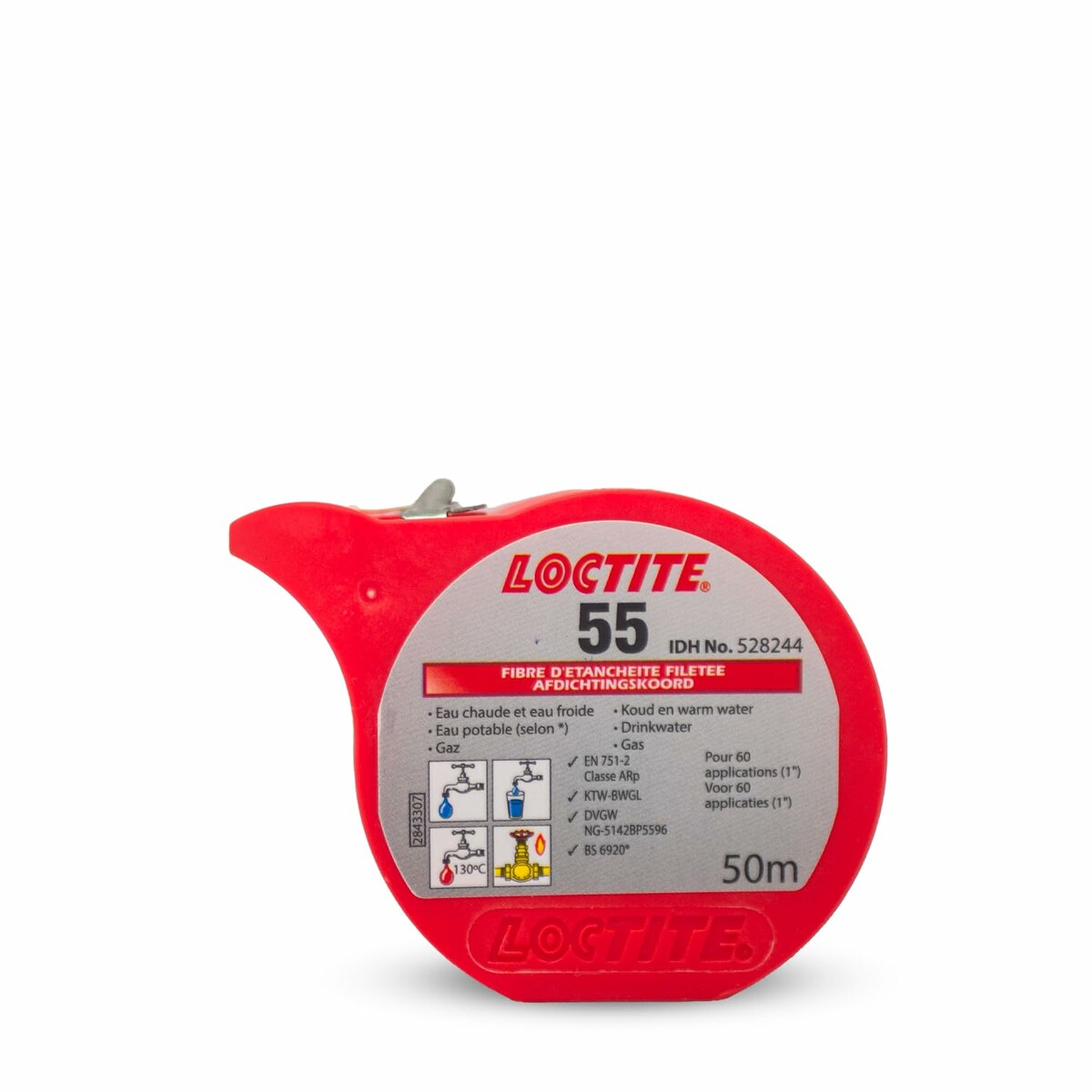 Tasma uszczelniajaca do hydrauliki LOCTITE 55, szpula 24 x 50 m