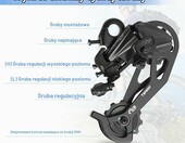 Przerzutka rowerowa MEGHNA RD-M219L 6/7/8/9-biegowa – zdjęcie 3
