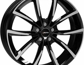 AUTEC ASTANA 18 cali 5x108 - felga aluminiowa 8J ET42, czarna polerowana – zdjęcie 1