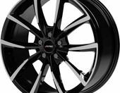 AUTEC ASTANA 18 cali 5x108 - felga aluminiowa 8J ET42, czarna polerowana – zdjęcie 4