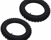 Xiuganpo zestaw opon motocrossowych przód 60/100-14 + tył 80/100-12 z dętkami – zdjęcie 4