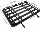 Kosz dachowy Taozhiyy stalowy uniwersalny 140x100 cm, ladownosc 150 kg – zdjęcie 2