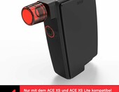 Ustniki ACE XS (Lite) do alkomatow, zestaw 20 sztuk, czerwone – zdjęcie 3