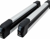 Uchwyt narciarski Inter Pack Frostline 6, aluminiowy, przesuwny, na 6 par nart/4 deski – zdjęcie 1