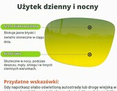 Bloomoak okulary dla kierowcow, polaryzacyjne, UV400, do jazdy dniem i noca – zdjęcie 3