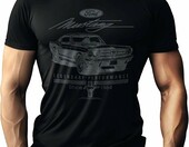 Gasoline Bandit koszulka samochodowa Ford Mustang, meska, licencjonowana – zdjęcie 1