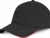 Audi Collection - czapka z daszkiem, czarna, rozmiar uniwersalny – zdjęcie 1