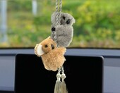 DUSCOKE maskotka samochodowa Koala - pluszowa zawieszka na lusterko – zdjęcie 3