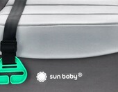 Sun Baby LittleNest - podstawka samochodowa dla dziecka 125-150 cm, szara – zdjęcie 2