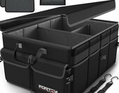 FORTEM - skladany organizer do bagaznika samochodu, czarny, 50 l – zdjęcie 1