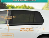 WIN.MAX - oslony przeciwsloneczne na boczne szyby, zestaw 2 szt., siatkowe – zdjęcie 2