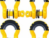 FreeTec - szekle D 4,75 t offroad, zestaw 4 szt., zolte – zdjęcie 1