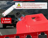 innhom - elektryczna pompka do przelewania paliwa z kanistra, bateryjna – zdjęcie 4