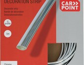 Carpoint Listwa ozdobna chrom profil U 5 m – samoprzylepna taśma dekoracyjna – zdjęcie 4