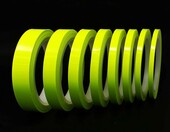 Finest Folia Naklejka dekoracyjna paski boczne 10 m x 50 mm – żółty neonowy – zdjęcie 2