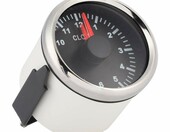 Tbest Zegar tuningowy na deskę rozdzielczą 2 cale – tarcza z podświetleniem, 12/24 V – zdjęcie 4