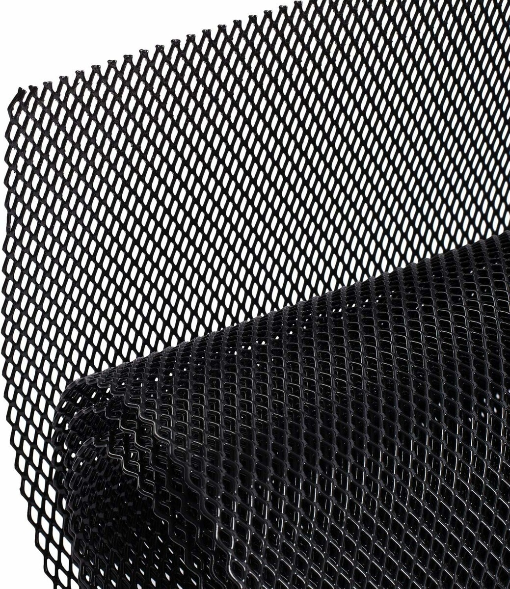 AggAuto Siatka do grilla samochodowego 101,6 x 33 cm – osłona zderzaka, aluminium