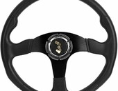Tbest Kierownica sportowa 350 mm – głęboka miska wyścigowa, czarna – zdjęcie 1