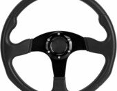 Tbest Kierownica sportowa 350 mm – głęboka miska wyścigowa, czarna – zdjęcie 3