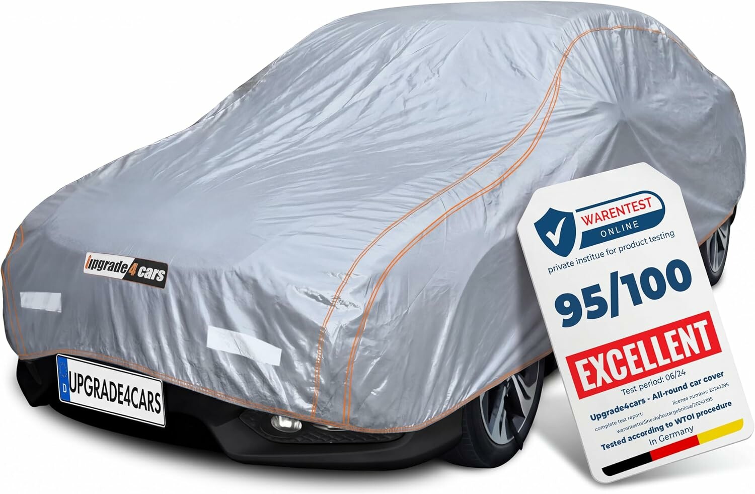 Upgrade4cars Pokrowiec na samochód XXL 540x200x120 cm – plandeka całoroczna