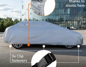 Upgrade4cars Pokrowiec na samochód XXL 540x200x120 cm – plandeka całoroczna – zdjęcie 4