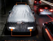 Upgrade4cars Pokrowiec na samochód XXL 540x200x120 cm – plandeka całoroczna – zdjęcie 5