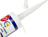 CT1 uszczelniacz silikonowy budowlany 2x290 ml, biały, klej i silikon 2w1 – zdjęcie 3