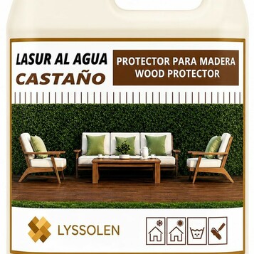 Lakier lasurowy do drewna 5 l LYSSOLEN – stan: nowy
