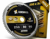 Amboss Werkzeuge tarcza HM 250x30 mm Z80 – brzeszczot do piły tarczowej, drewno – zdjęcie 1