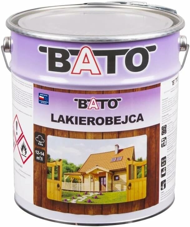 TK BATO lakierobejca do drewna 5 l, sosna, półmatowa, odporna na UV
