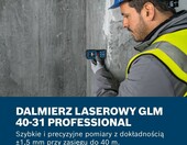 Bosch Professional Dalmierz laserowy GLM 40-31, zasięg 40 m – zdjęcie 2