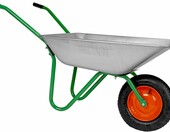 PALISAD Taczka budowlana 65 l ocynkowana - ładowność 100 kg – zdjęcie 5