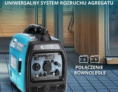 Könner & Söhnen KS 3100iG S - agregat prądotwórczy inwertorowy 3100 W, Dual Fuel – zdjęcie 4